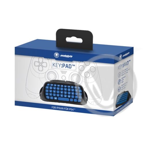 Snakebyte PS4 KeyPad - fekete/kék