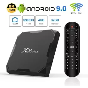 X96 MAX 8k Android Media Player 4/64 OTT Media Player