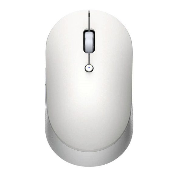 XIAOMI Mi Dual Mode Wireless Mouse Silent Edition vezeték nélküli egér (Fehér) - HLK4040GL