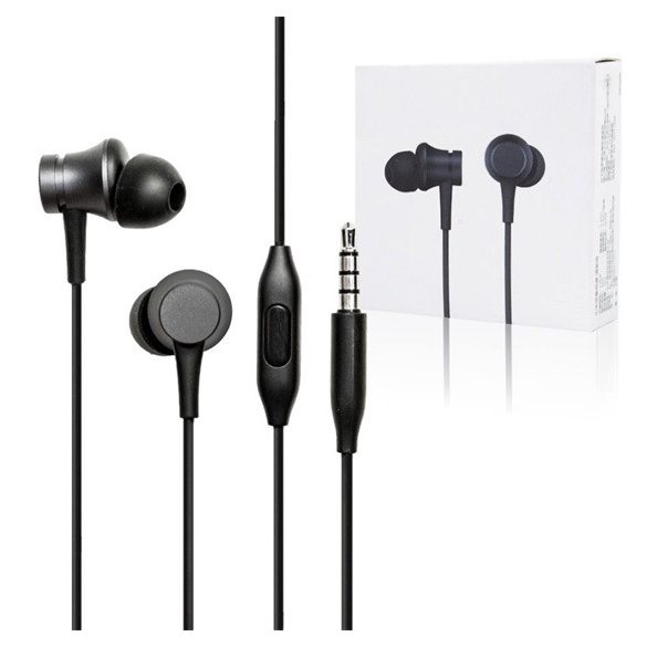 XIAOMI Mi In-Ear Headphones Basic mikrofonos fülhallgató, fekete - ZBW4354TY