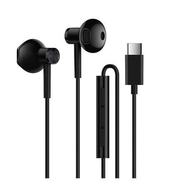 XIAOMI Mi Dual Driver Earphones mikrofonos fülhallgató (Type-C), fekete - ZBW4435TY