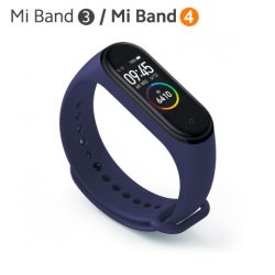 Xiaomi Mi Band 3, 4 pót pánt - kék