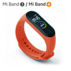 Xiaomi Mi Band 3, 4 pót pánt - narancssárga