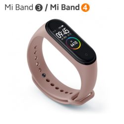 Xiaomi Mi Band 3, 4 pót pánt - pink
