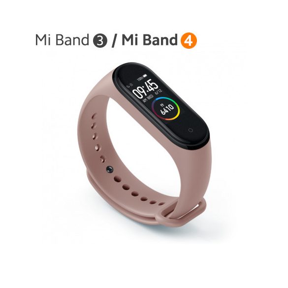 Xiaomi Mi Band 3, 4 pót pánt - pink