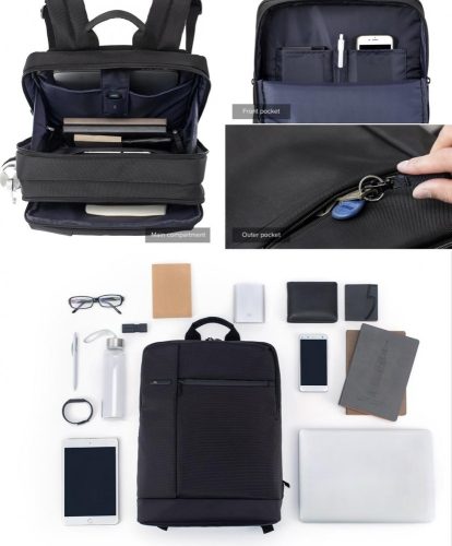 Xiaomi Mi Business klasszikus üzleti hátizsák - fekete