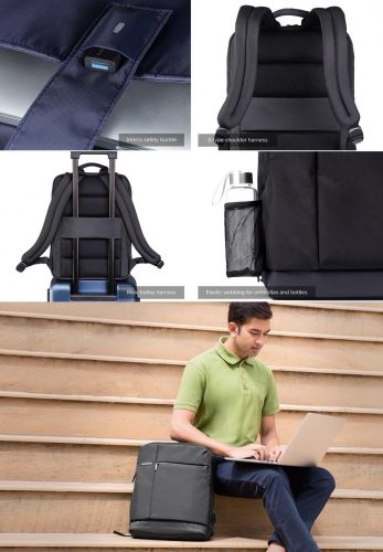 Xiaomi Mi Business klasszikus üzleti hátizsák - fekete