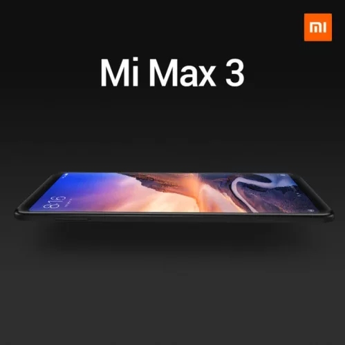 Xiaomi Mi Max 3 4/64 okostelefon (EU) - fekete