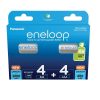eneloop BK-KJMCDE44E 800mAh/AAA és 2000mAh/AA  akkumulátor 4-4db/csomag