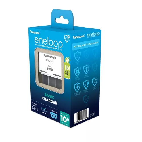 eneloop BQ-CC51E AA/AAA 2/4 akkumulátor töltésére