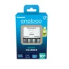 eneloop K-KJ51MCD04E akkumulátor töltő időzítővel 4 db AAA 800mAh akkumulátorral