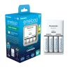 eneloop K-KJ51MCD40E akkumulátor töltő 4 db 2000mAh AA akkumulátorral