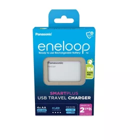   eneloop K-KJ87MCD40USB akkumulátor töltő időzítővel 4db 2000mAh AA akkuval/POWERBANK funkcióval