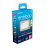 eneloop K-KJ87MCD40USB akkumulátor töltő időzítővel 4db 2000mAh AA akkuval/POWERBANK funkcióval