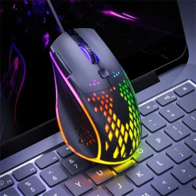 iMICE T97 USB Gaming egér - Fekete