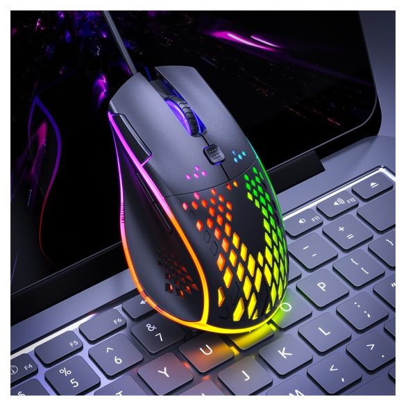 iMICE T97 USB Gaming egér - Fekete