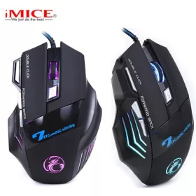 iMICE X7 USB Gaming egér - Fekete