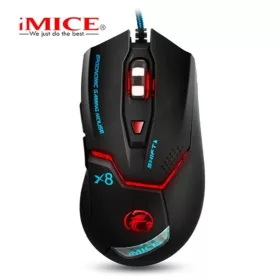 iMICE X8 USB Gaming egér - Fekete