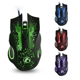 iMICE X9 USB Gaming egér - Fekete