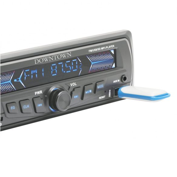 MNC MP3-as autórádió USB/SD/MMC kártyaolvasóval (39710GY)
