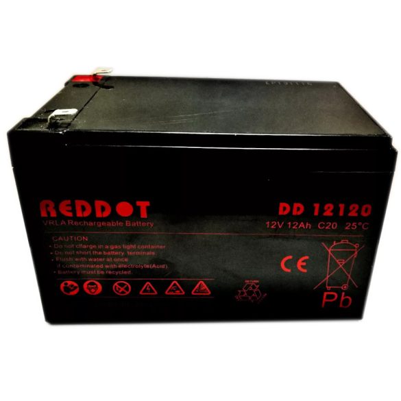 RedDot DD12120 12V 12Ah zselés akkumulátor