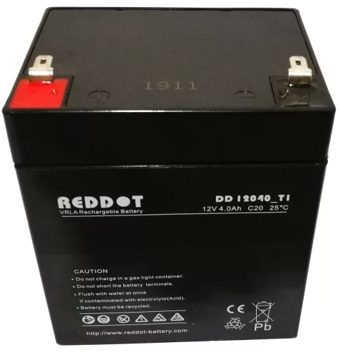 RedDot DD12040 12V 4Ah gondozásmentes AGM akkumulátor