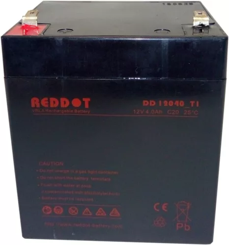 RedDot DD12040 12V 4Ah gondozásmentes AGM akkumulátor