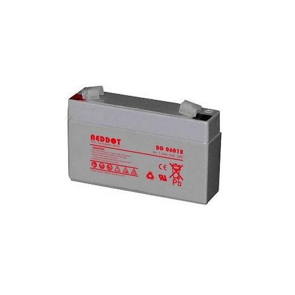 RedDot DD06012 6V 1,2Ah zselés akkumulátor