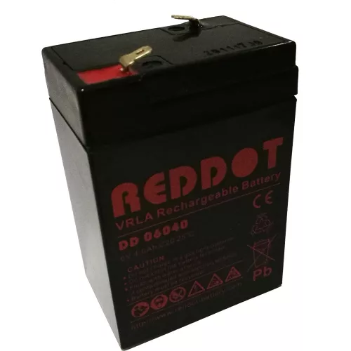 RedDot DD06040 6V 4Ah gondozásmentes AGM akkumulátor