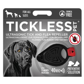   TickLess Pet ultrahangos kullancs- és bolhariasztó - fekete