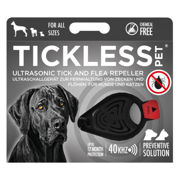 TickLess Pet ultrahangos kullancs- és bolhariasztó - fekete